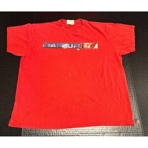 Vintage Dale Earnhardt Jr #8 Red Budweiser NASCAR Winners Circle Red T-shirt‎ L